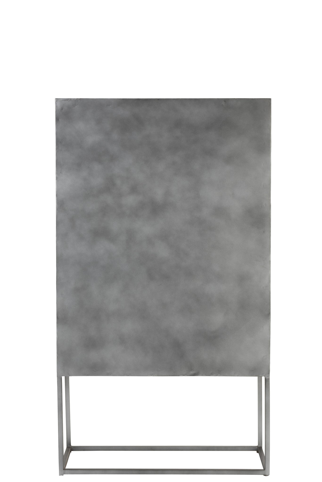 Bar Cabinet Shanil 2 Doors Wood/Iron Natural/Grey