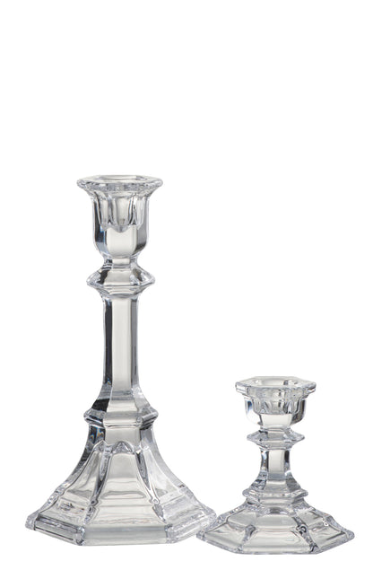 Candlestick Classic Glass Transparent Large