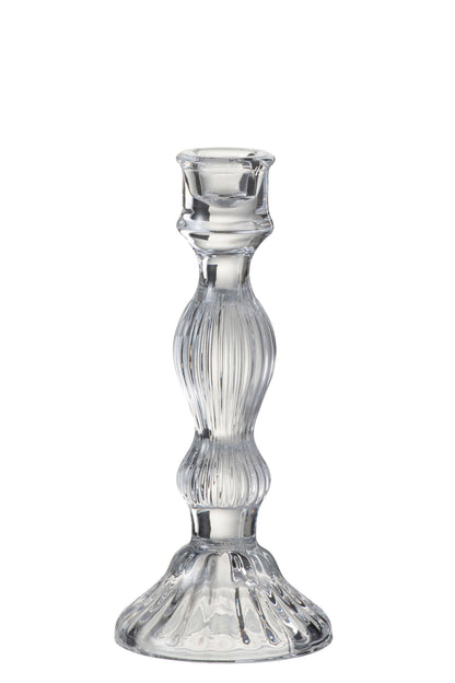 Kerzenständer Kugelglas Transparent Groß
