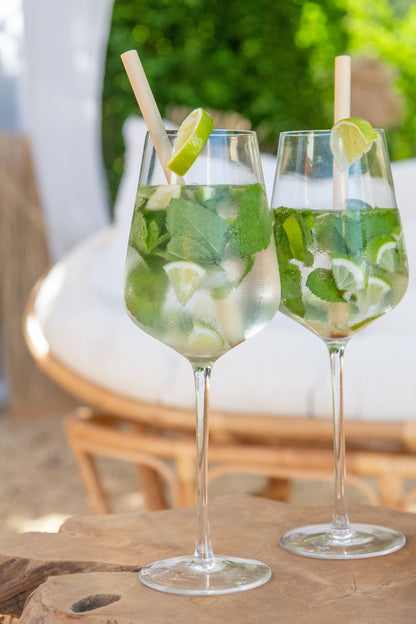 Drinking Glass White Wine Crystal Glass Transparent