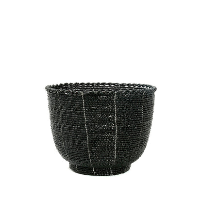Die Perlen-Bonbonschale – Schwarz – M