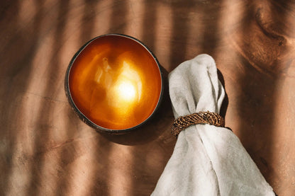 The Beaded Napkin Ring - Gold - Set of 4