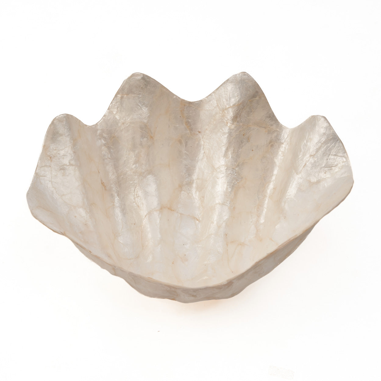 Seifenschale aus Perlmutt – Weiß – M