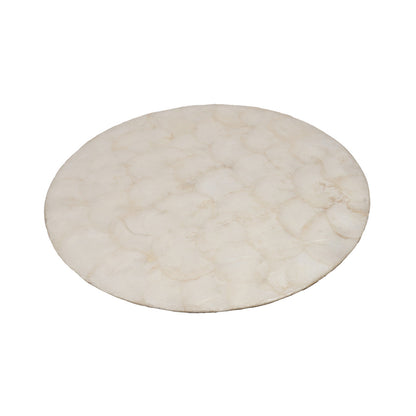The Mother of Pearl Coaster - White