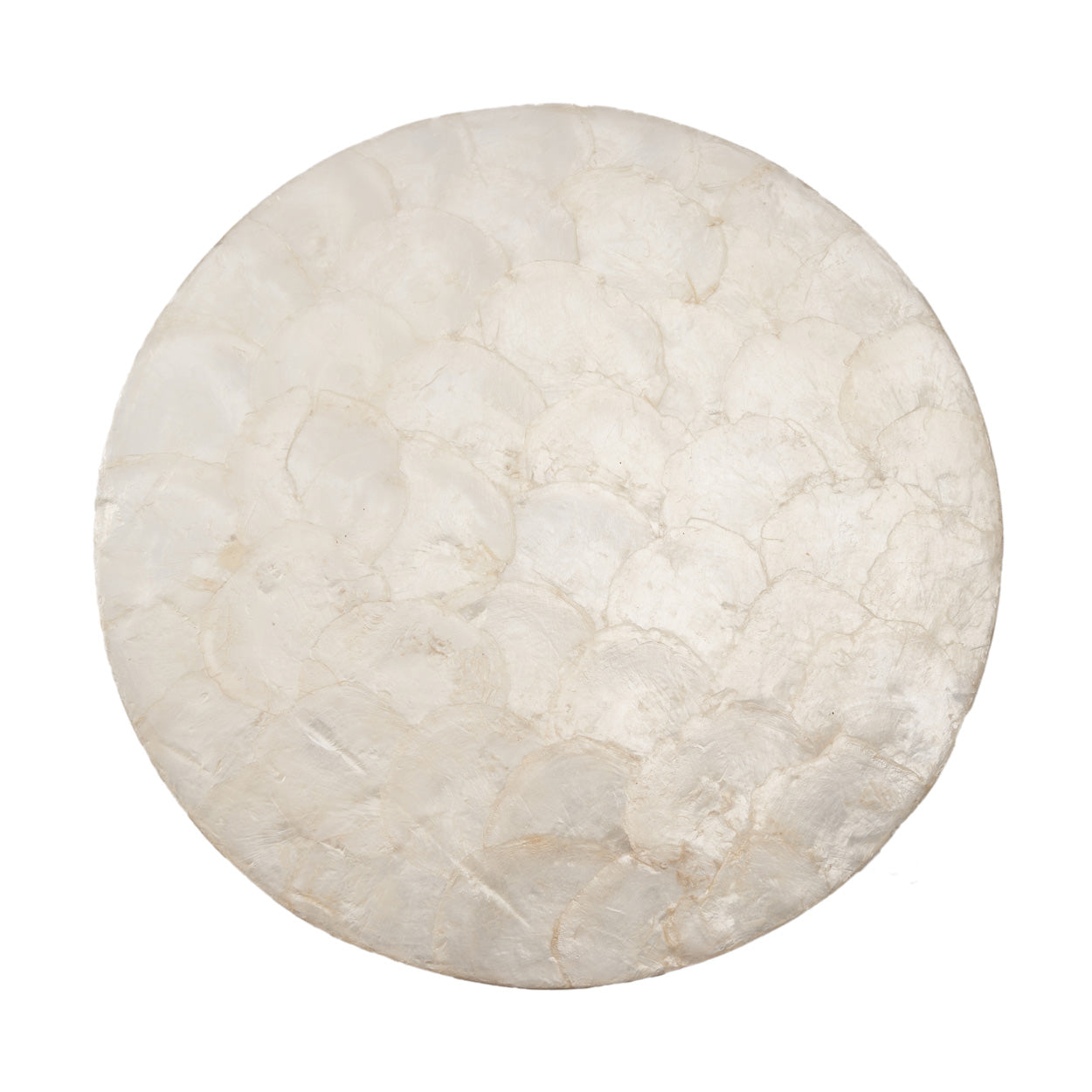 The Mother of Pearl Coaster - White