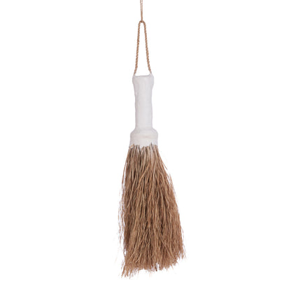 Ketting Shoreline – zeegras en schelp, naturel, 60 cm