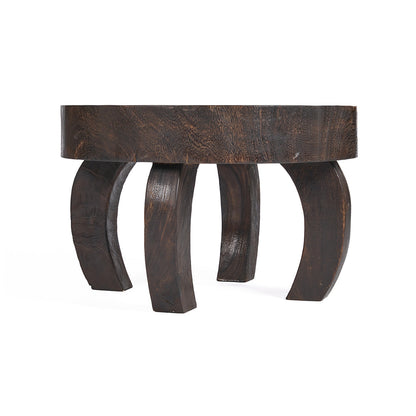 Salontafel Octo Chic – hout, donker walnoot, 70x70x45 cm