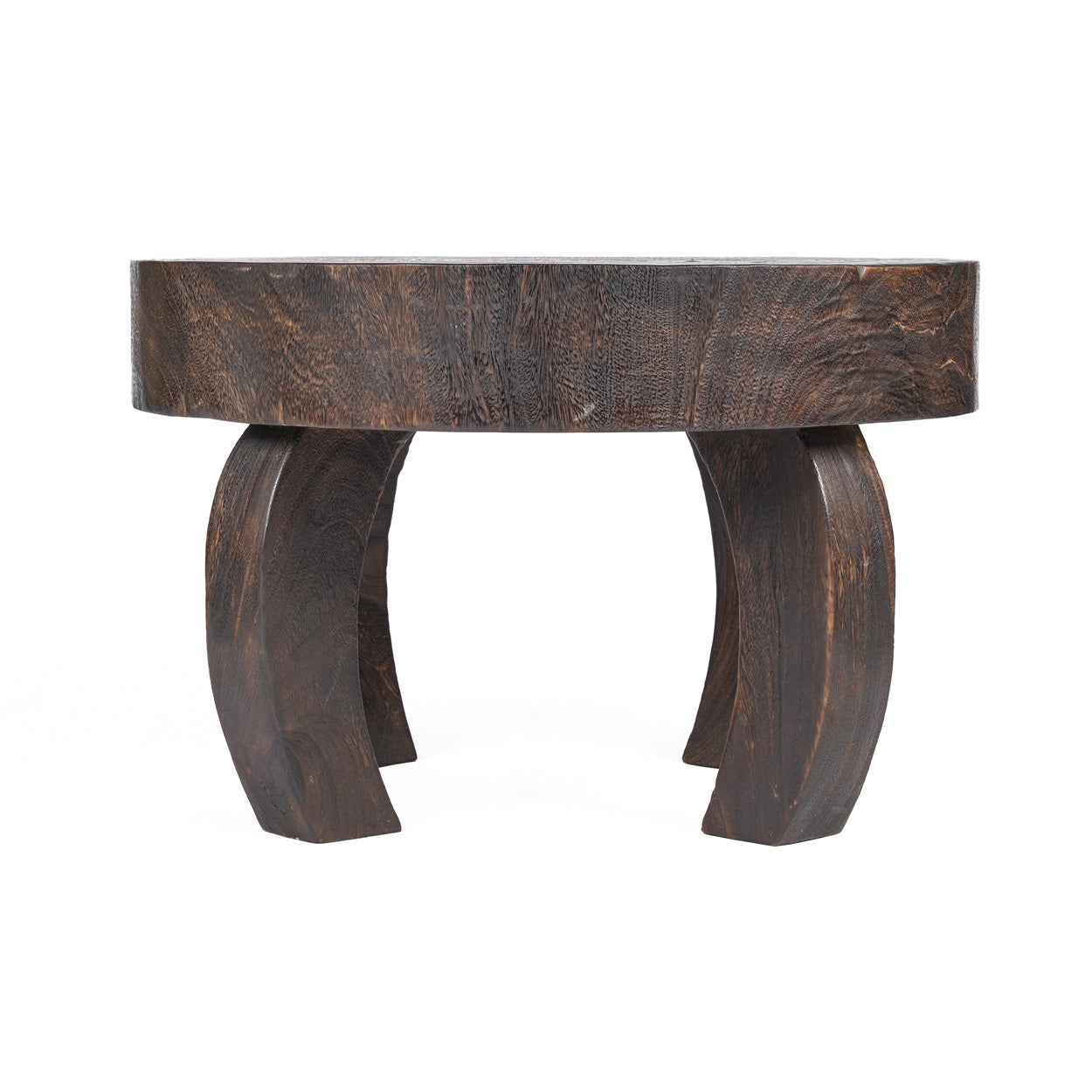 Salontafel Octo Chic – hout, donker walnoot, 70x70x45 cm