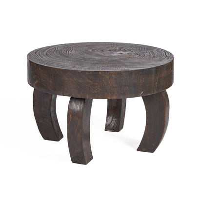 Salontafel Octo Chic – hout, donker walnoot, 70x70x45 cm