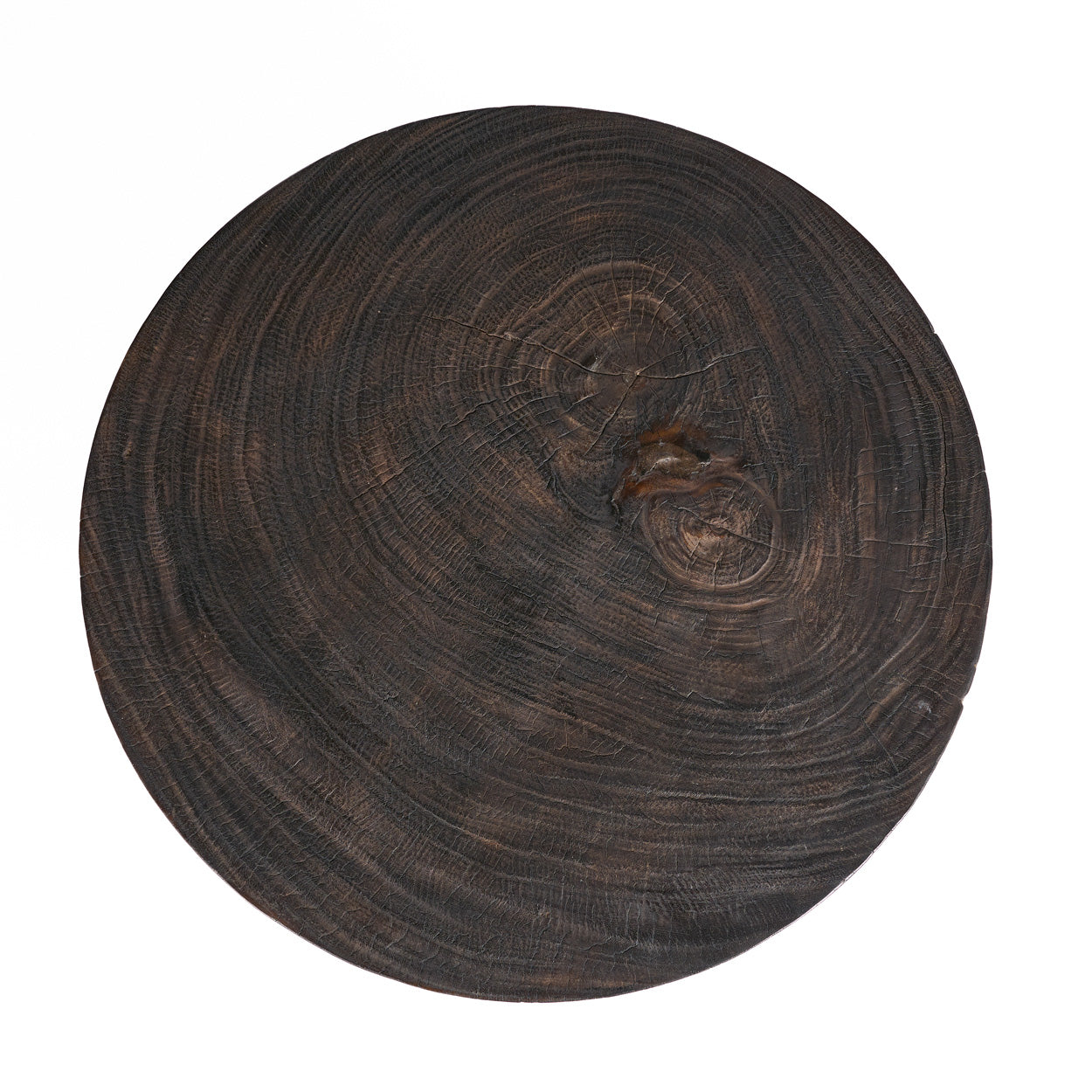 Salontafel Octo Chic – hout, donker walnoot, 70x70x45 cm