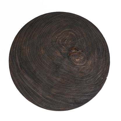 Salontafel Octo Chic – hout, donker walnoot, 70x70x45 cm