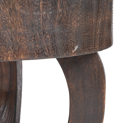 Salontafel Octo Chic – hout, donker walnoot, 70x70x45 cm