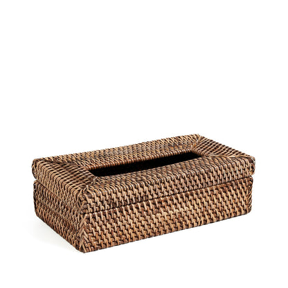 Tissuebox Rattan Classic – rattan, naturel bruin, 27×14×9 cm