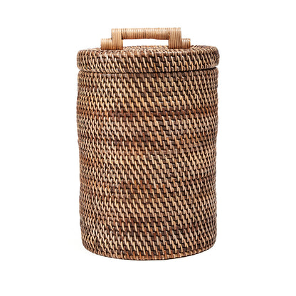 The Rattan Bin High - Natural Brown
