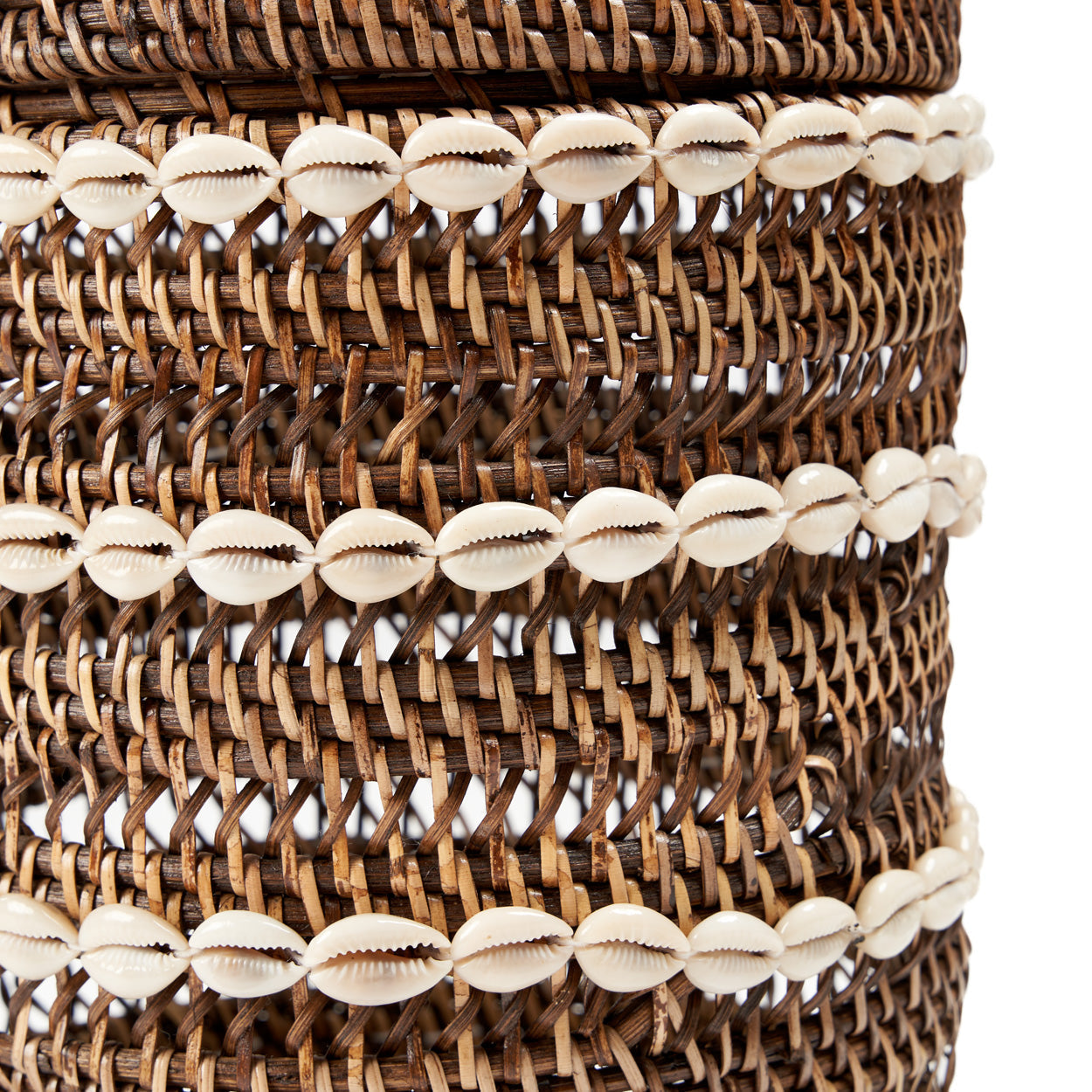 Mand Shell – rattan, naturelbruin, ø21×30 cm