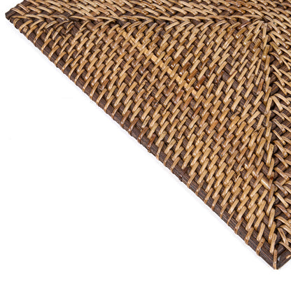 The Colonial Rectangular Placemat - Natural Brown