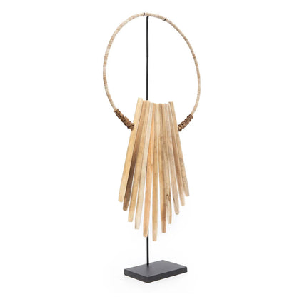 The Wooden Sticks On Stand - Natural