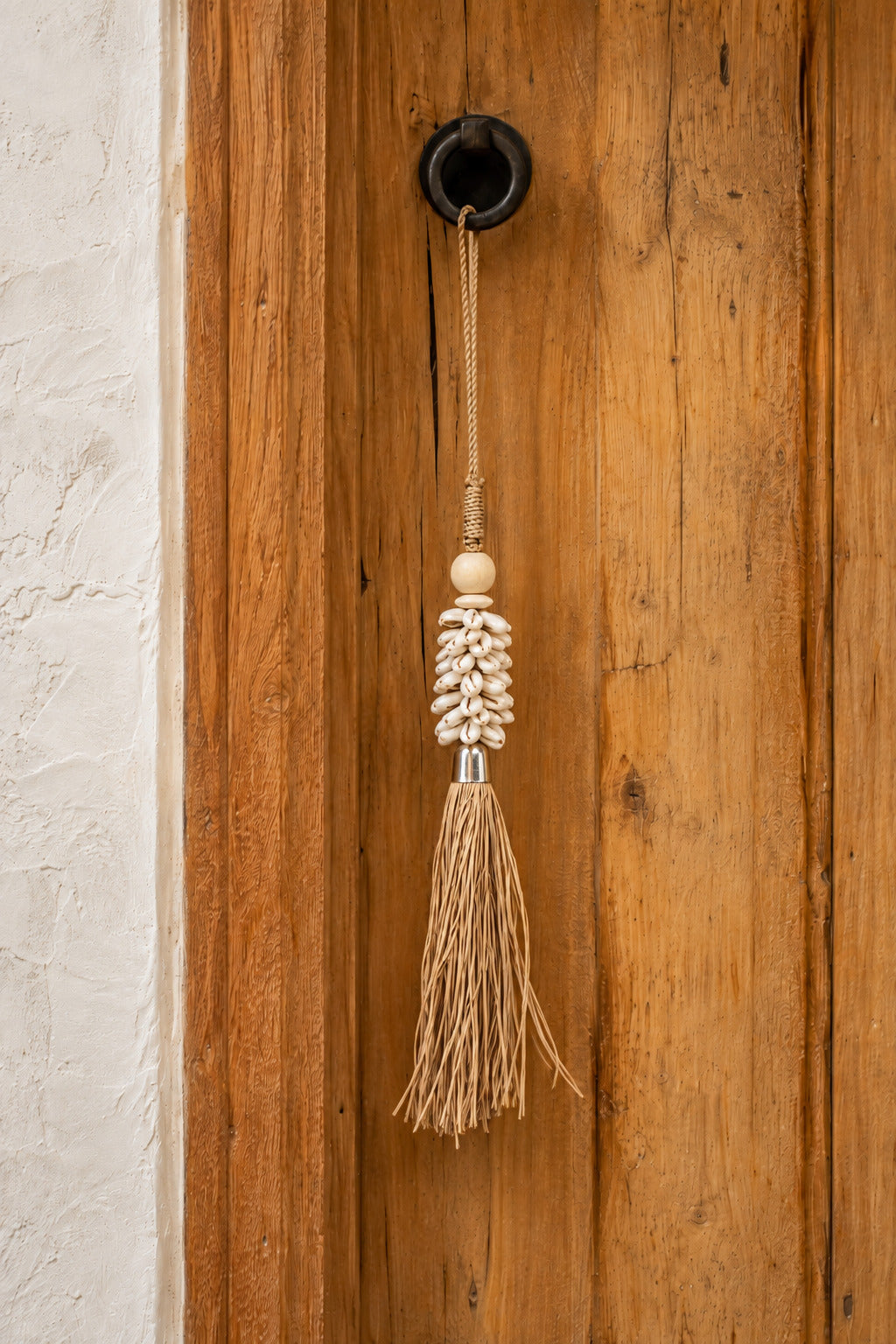 Wandhanger Kauri en Raffia – naturel, 40 cm