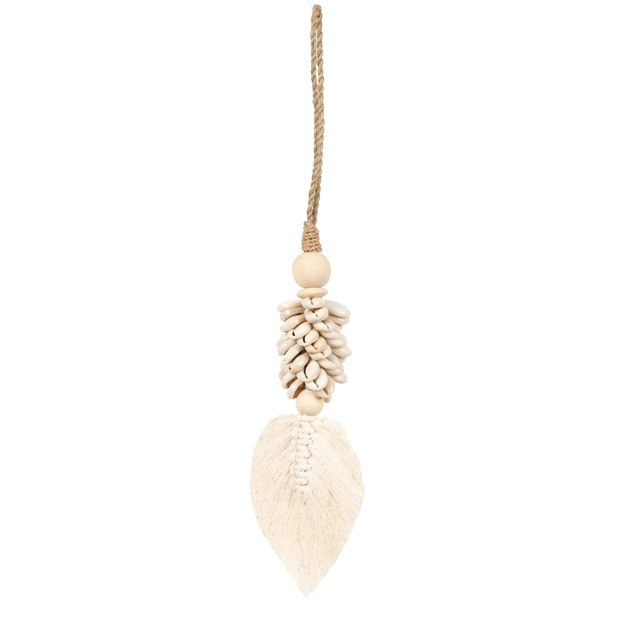 The Leaf &amp; Shell Tassel - Natural