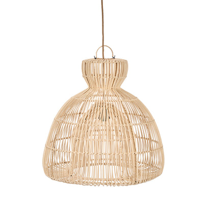 Hanglamp Matcha Whisk – rattan, naturel, ø57×57 cm