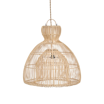 Hanglamp Matcha Whisk – rattan, naturel, ø50×50 cm