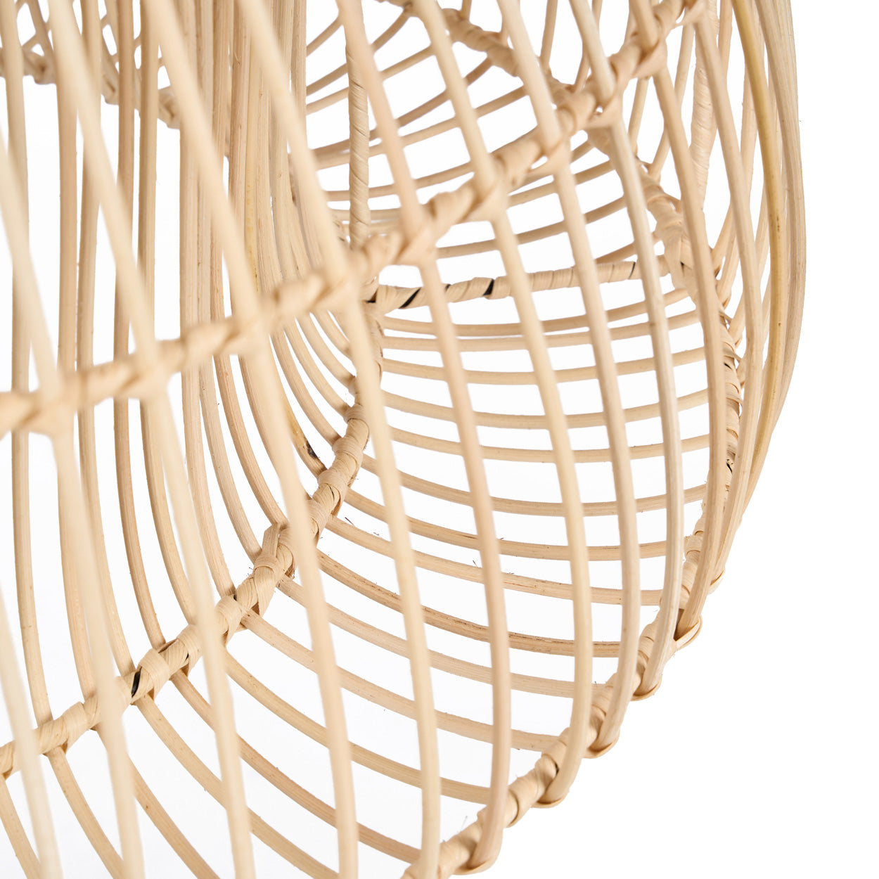 Hanglamp Matcha Whisk – rattan, naturel, ø50×50 cm