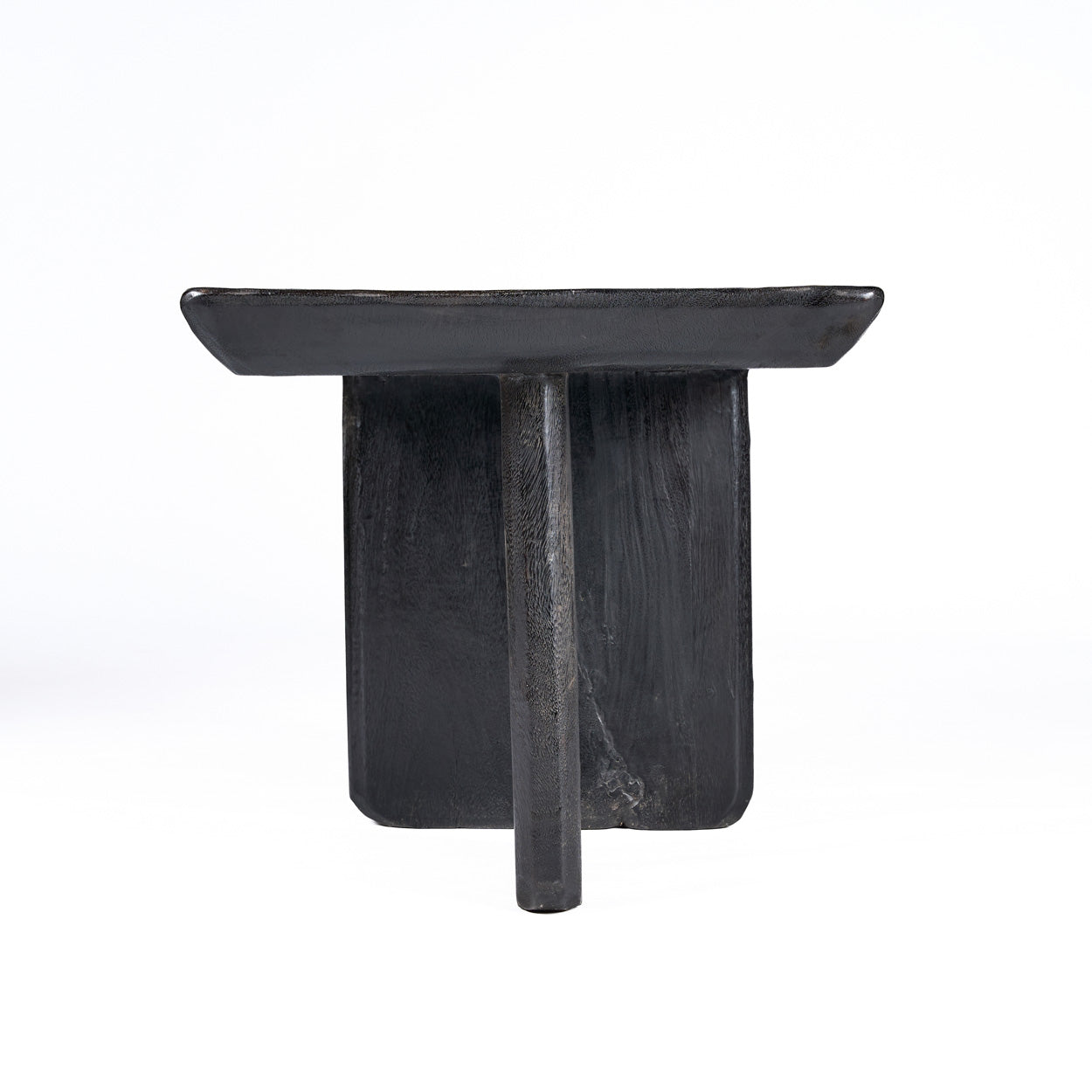 Salontafel Obsidian – mangohout, zwart, 100x50x45 cm