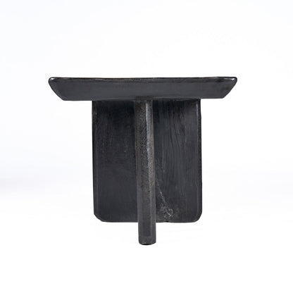 Salontafel Obsidian – mangohout, zwart, 100x50x45 cm