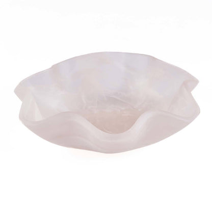 The Resin Organic Fruit Bowl - Pink White