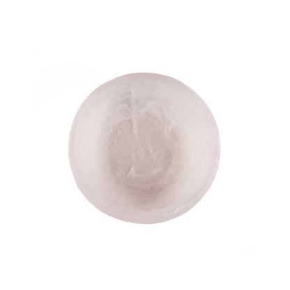 The Resin Organic Bowl - Pink White - S