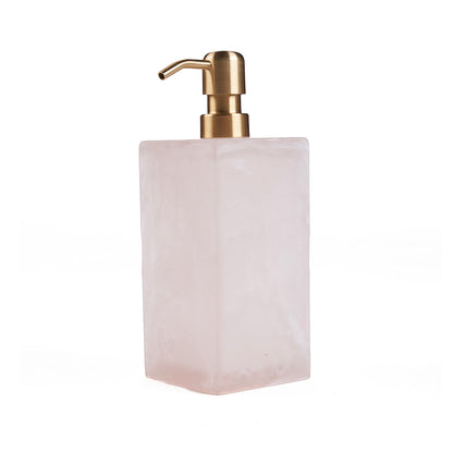 The Resin Soap Dispenser - Pink White