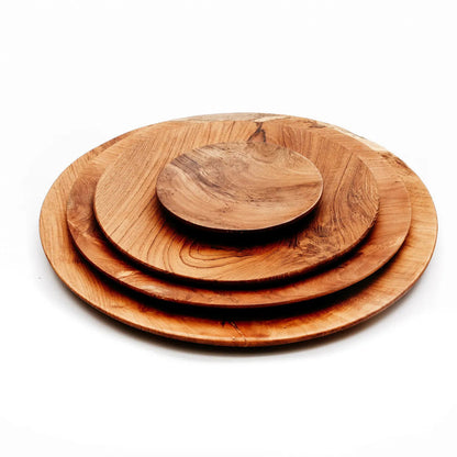 The Teak Root Round Plate - XL