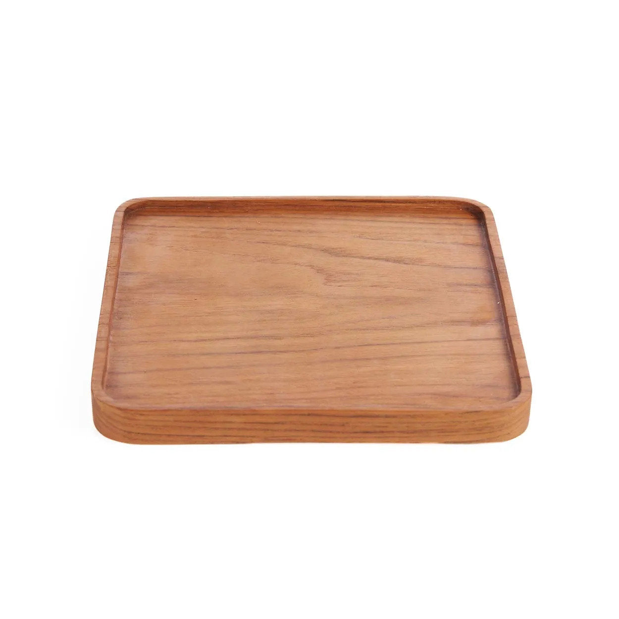 Bord Teak Square – teakhout naturel, 20x20x2 cm