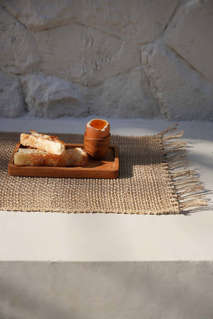 Placemat Isey – zeegras, naturel