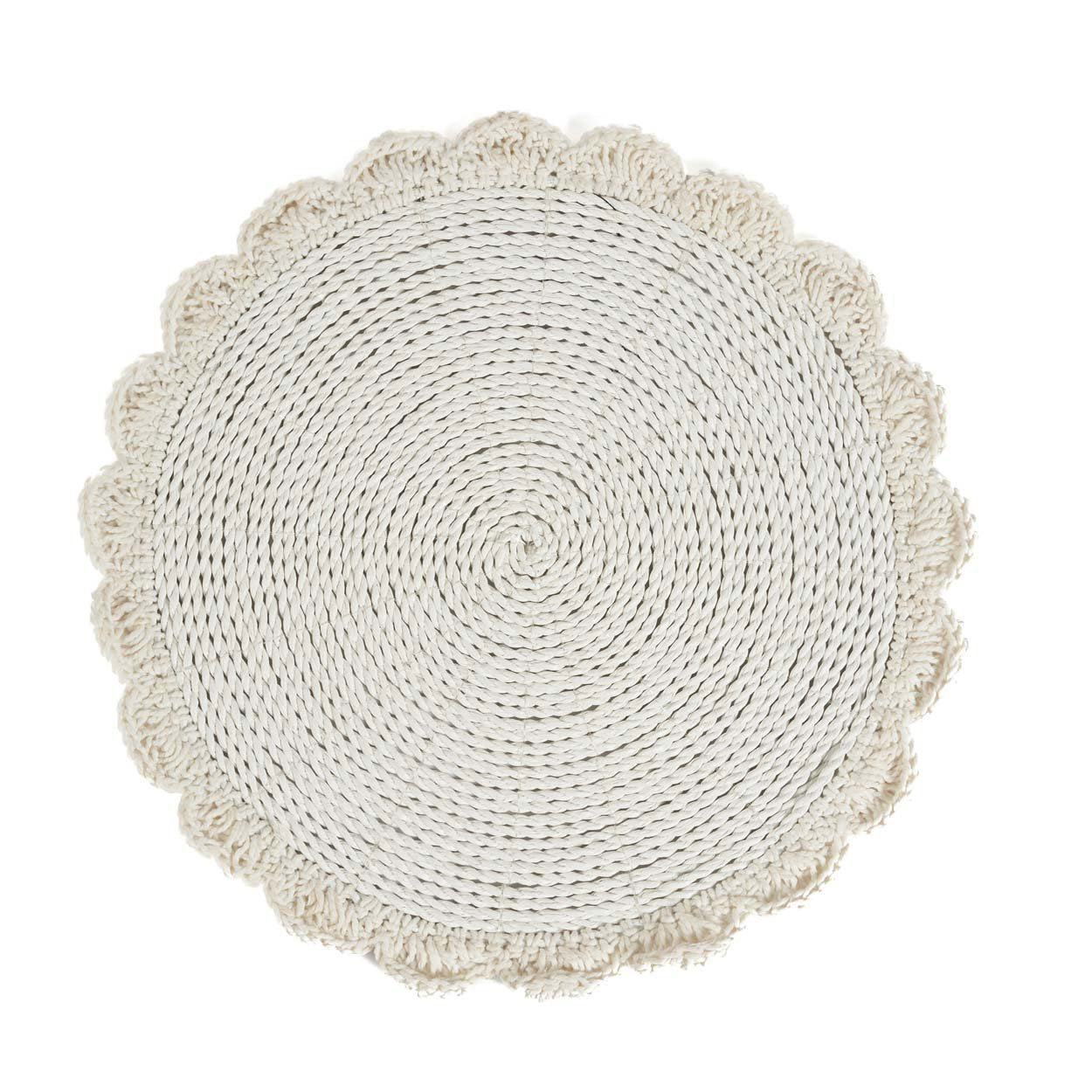 Das Makramee-Tischset „Marriage“ – Natur