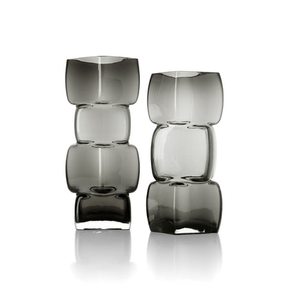 The Cubes Vase - Dark Grey - L