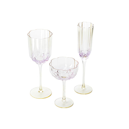 The Pink Blush Champagne Flute - Pink