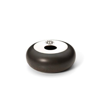 Kom Merapi Donut – keramiek, bruin, 15x15x6 cm