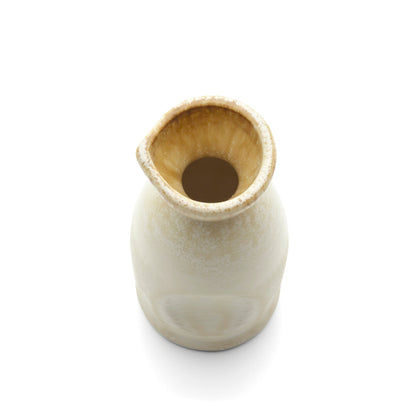 Karaf Da Rocha – keramiek, honingwit, 5x5x12 cm