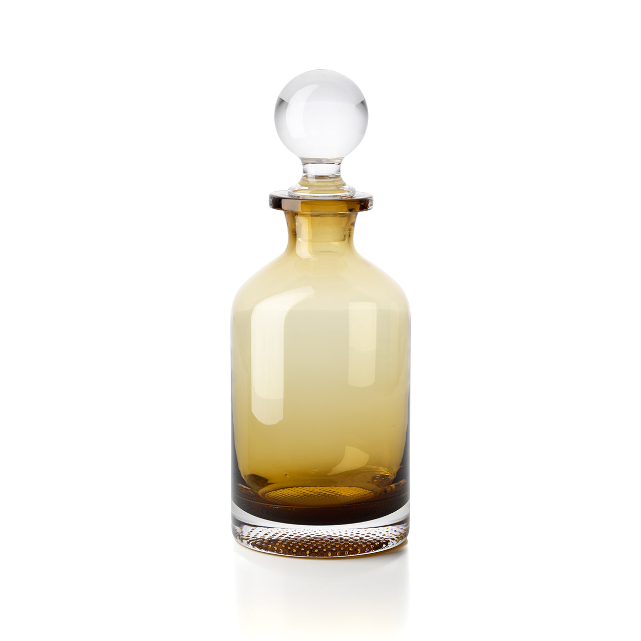 Karaf Dot Decanter – gerecycled glas, amber, ø9×27 cm