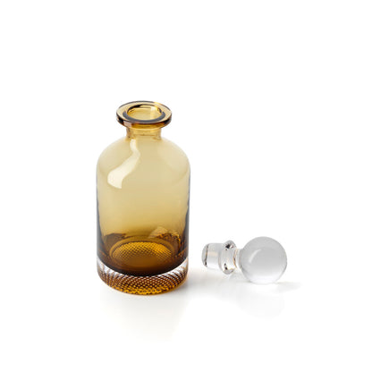 Karaf Dot Decanter – gerecycled glas, amber, ø9×27 cm