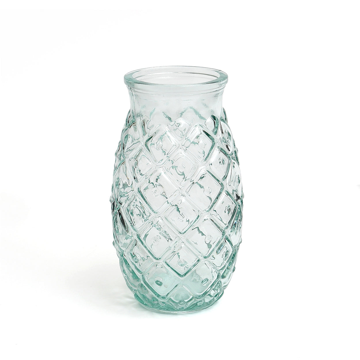 Ananasglas - Blau - L