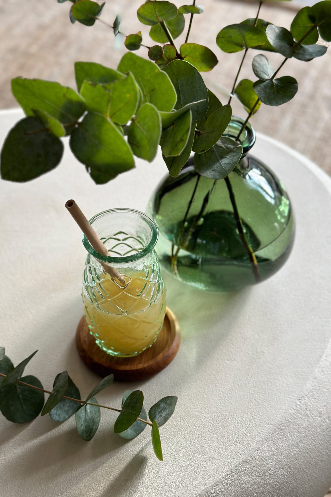 The Pineapple Glass - Blue - L