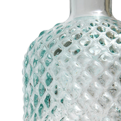 Wazon Zuanshí — szkło z recyklingu, niebieski, 28 cm (M)