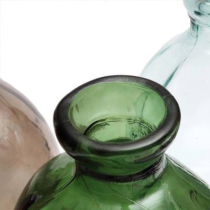 Vase Jinsuo – recyceltes Glas grün