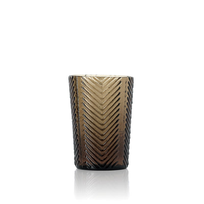 Drinkglas Herringbone – rookglas, ø6×10 cm