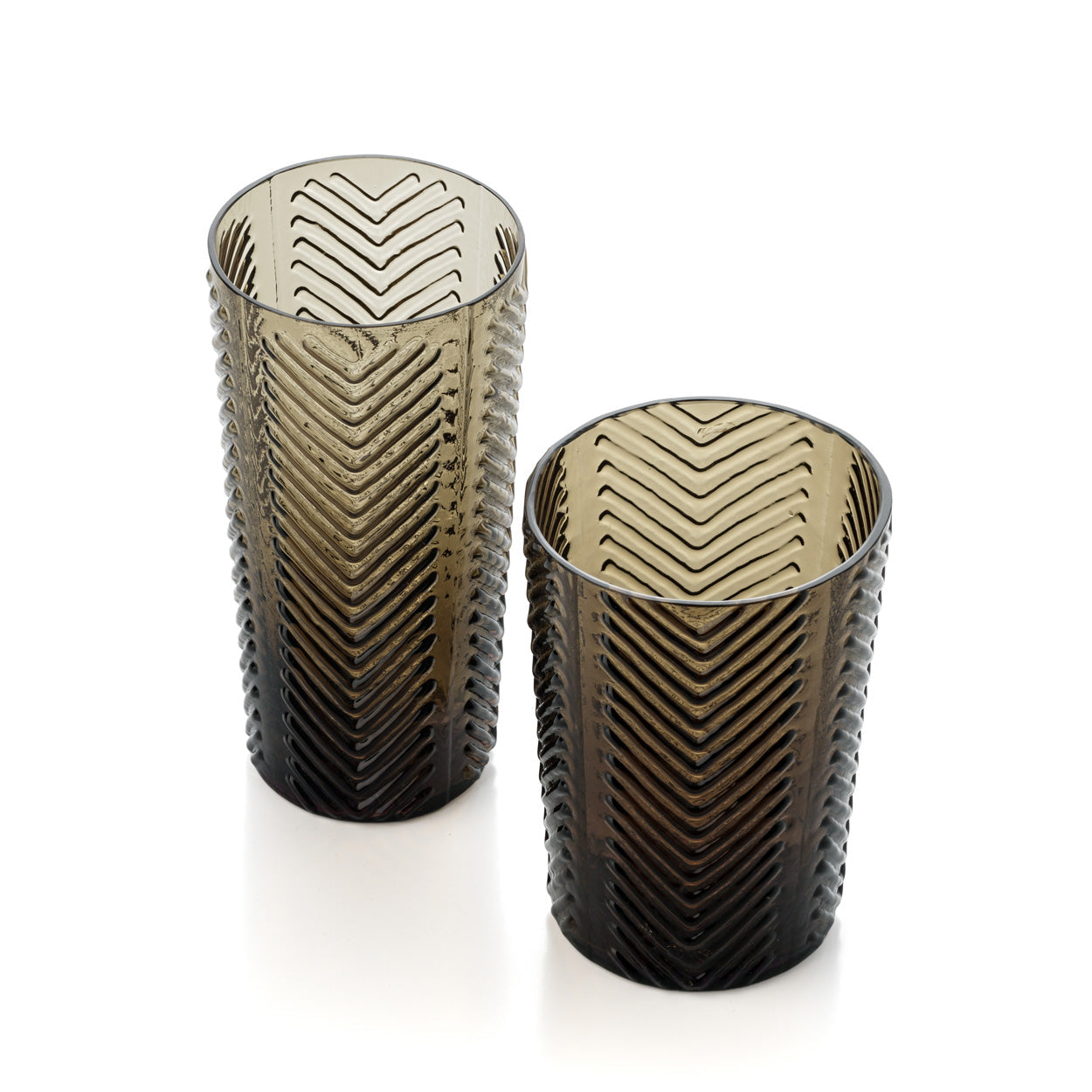 Drinkglas Herringbone – rookglas, ø6×10 cm
