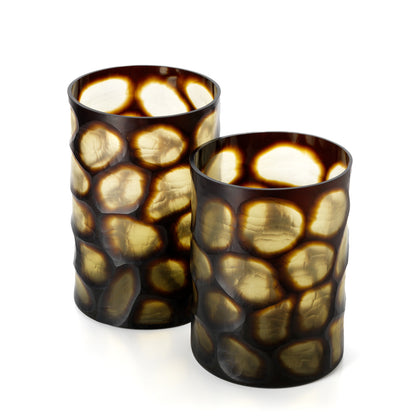 Vaas Vague Dorée – glas, honing, ø24×35 cm