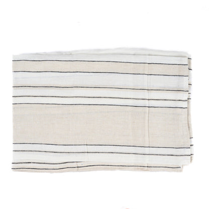 Het Provence Tafelkleed - Natural Black White - 150x250