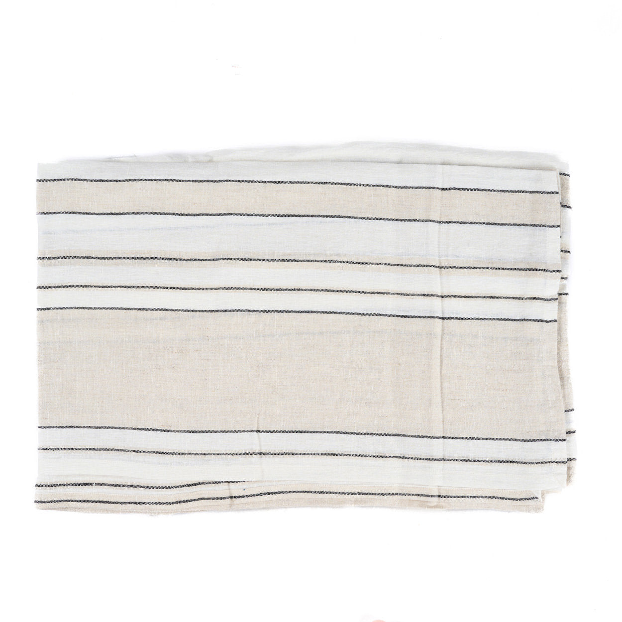 Het Provence Tafelkleed - Natural Black White - 150x300